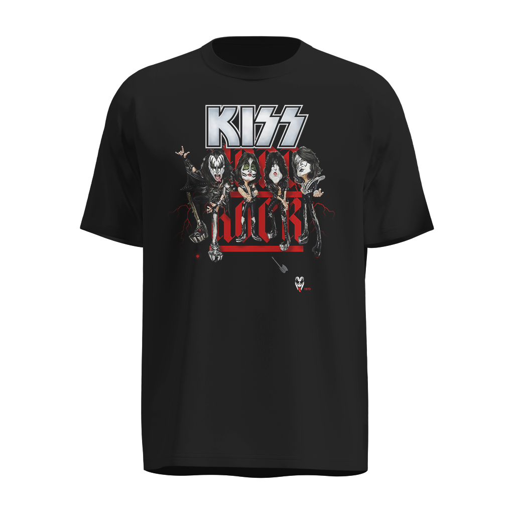 Playera KISS Rock Ultra Soft | 100% Algodón Premium – Estampado Don't Feel Wet