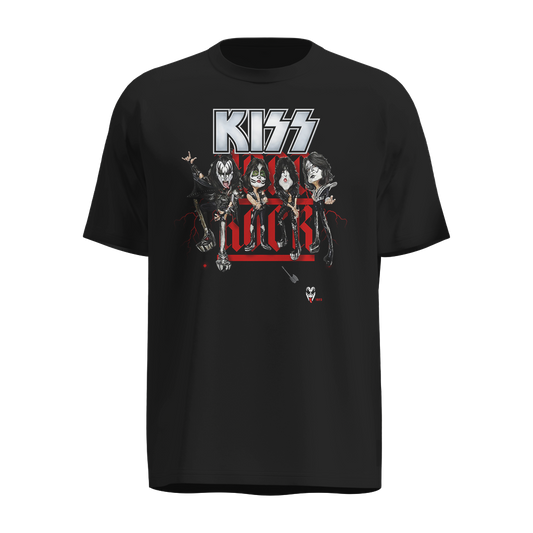 Playera KISS Rock Ultra Soft | 100% Algodón Premium – Estampado Don't Feel Wet