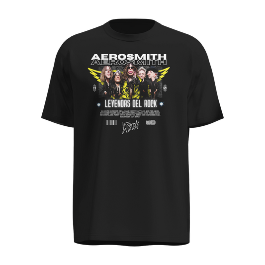 Playera Aerosmith Leyendas del Rock  100% Algodón Ultra Soft