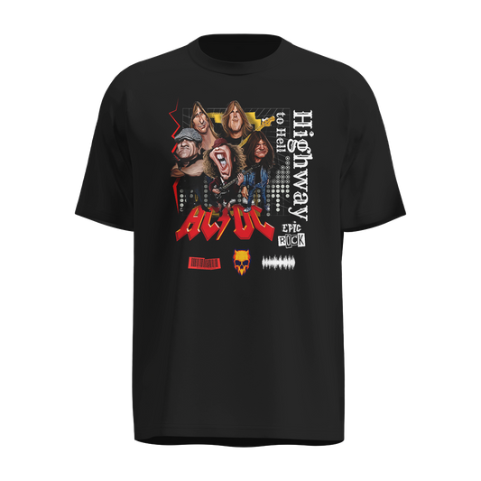 Playera ACDC Highway to Hell – Edición Rock Legends