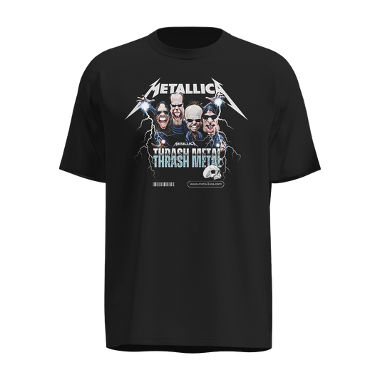 Playera Metallica Thrash Metal  100% Algodón Ultra Soft