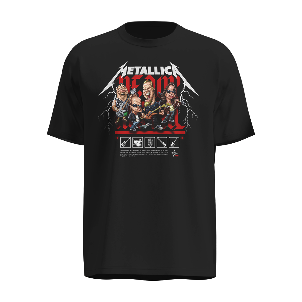 Playera Metallica Return – Edición Ultra Soft 100% Algodón