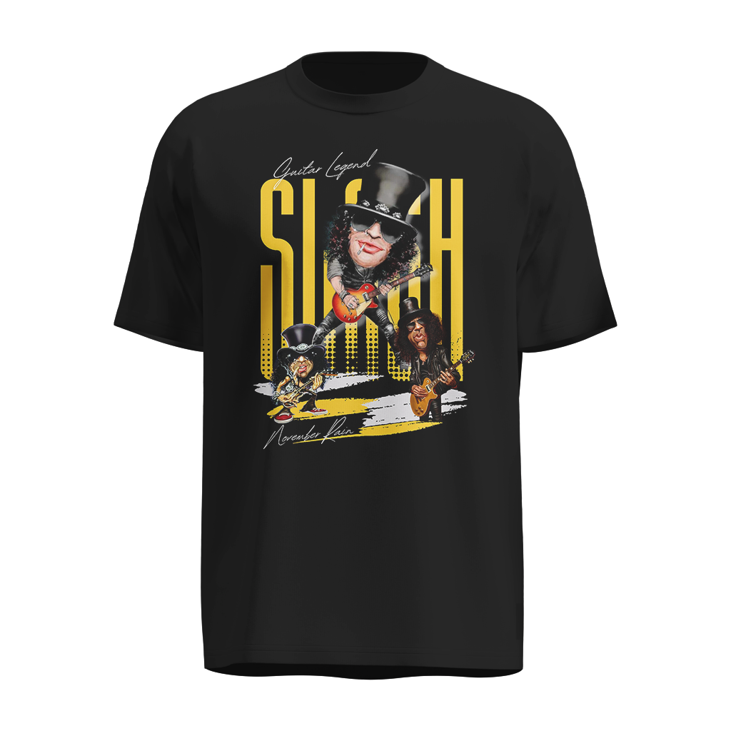 Playera Slash Guitar Legend  Rockstar Oficial 100% Algodón Ultra Soft